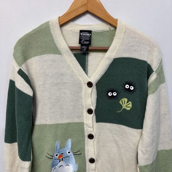 My Neighbor Totoro Studio Ghibli Women Cardigan Sweater XS X-Small C049 -18 - Picture 9 of 15